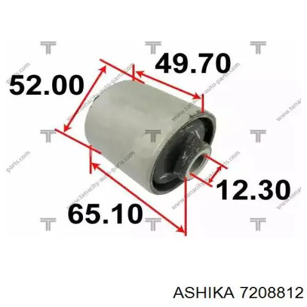 Купить 7208812 Ashika Рычаг передней подвески нижний левый/правый