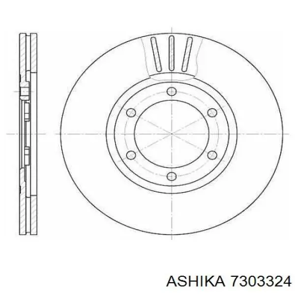 Нижняя шаровая опора 7303324 Ashika