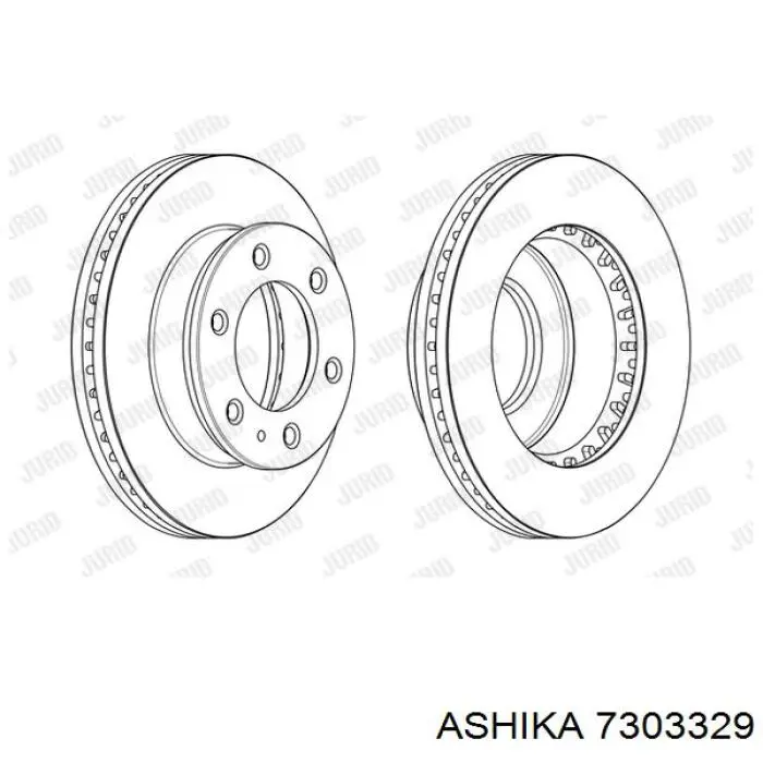Нижняя шаровая опора Ashika 7303329