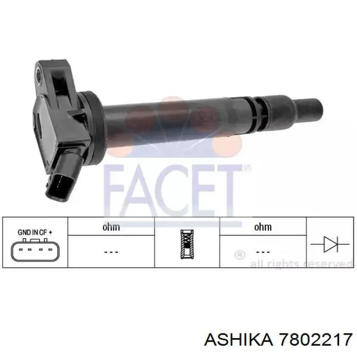 Катушка Ashika 7802217