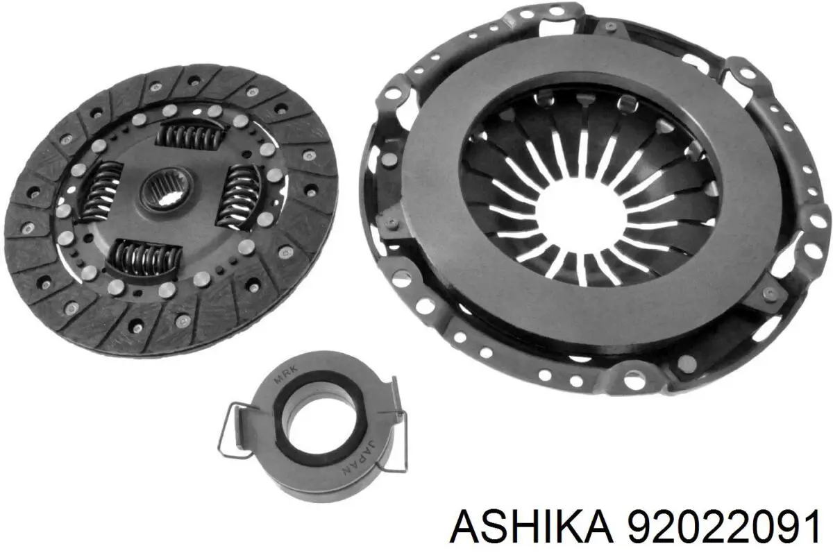 Купить 92022091 Ashika Комплект сцепления (диск, корзина, подшипник)
