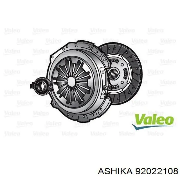 Купить 92022108 Ashika Комплект сцепления (диск, корзина, подшипник)