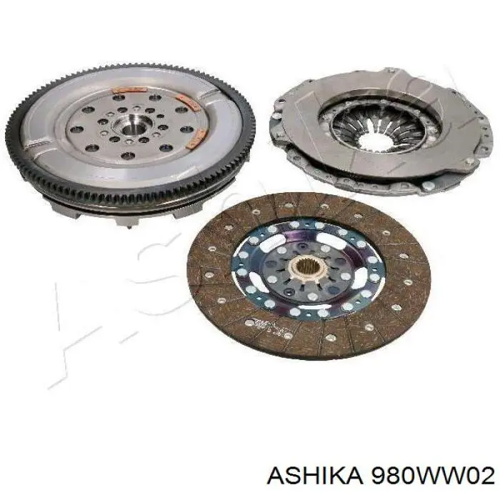 Комплект сцепления (3 части) Ashika 980WW02 цена, от 627.46 USD