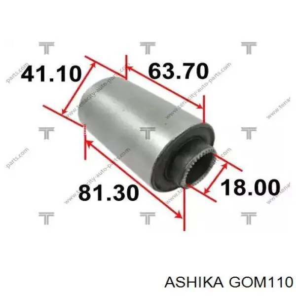 Сайлентблок переднего рычага GOM110 Ashika