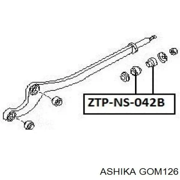 Сайлентблок переднего нижнего рычага Ashika GOM126