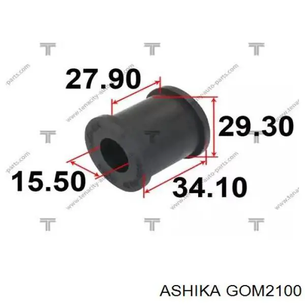 Резинка заднего стабилизатора Ashika GOM2100 цена, от 2.82 USD