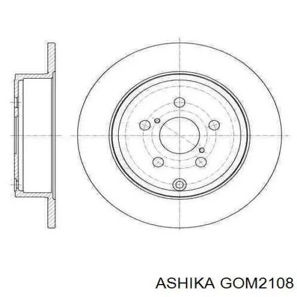 Резинка заднего стабилизатора Ashika GOM2108 цена, от 3.04 USD