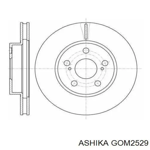 Сайлентблок задней балки GOM2529 Ashika