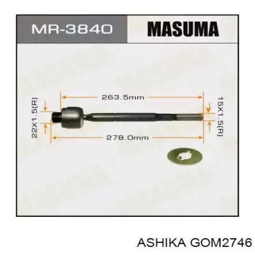Сайлентблок крепления рулевой рейки Ashika GOM2746 цена, от 3.91 USD
