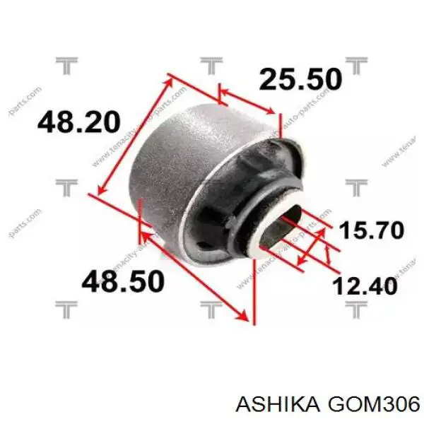 Сайлентблок переднего нижнего рычага Ashika GOM306