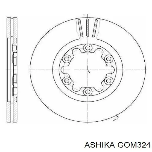 Сайлентблок верхнего рычага передней подвески Ashika GOM324 цена, от 5.03 USD