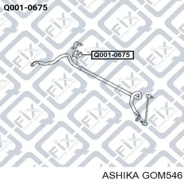 GOM546 Ashika втулка стабилизатора переднего