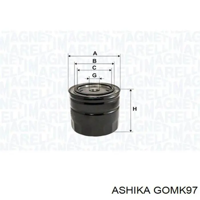 Гидроопора двигателя передняя Ashika GOMK97 цена, от 29.77 USD