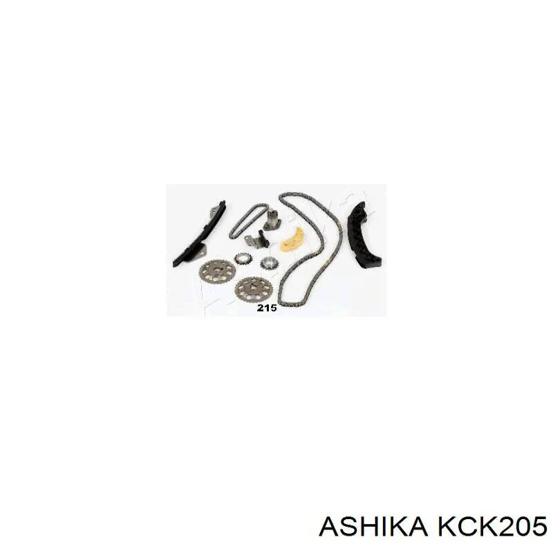 Цепь ГРМ, комплект Ashika KCK205