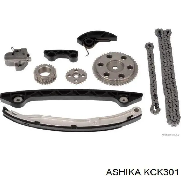 Цепь ГРМ, комплект Ashika KCK301
