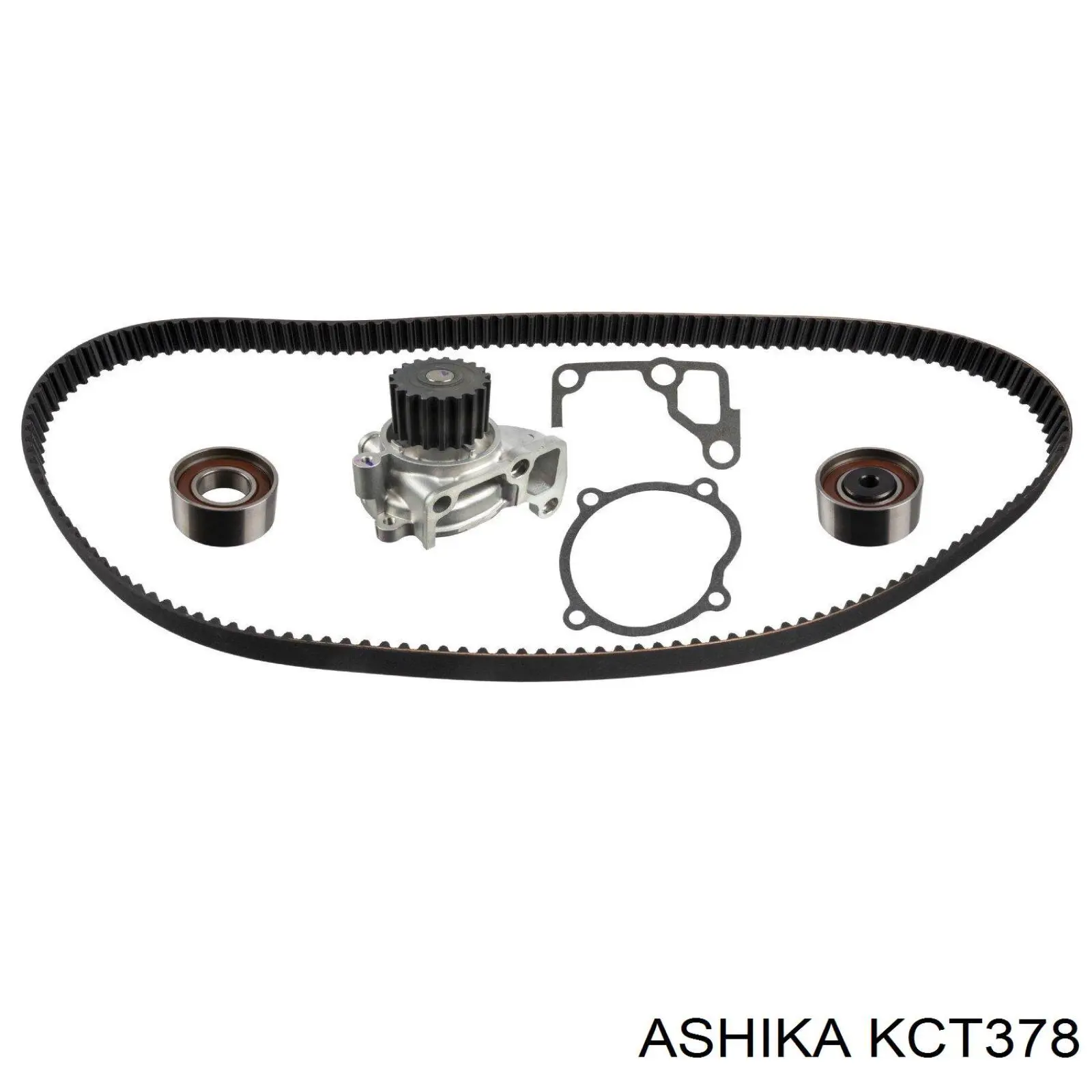 Ремень ГРМ, комплект Ashika KCT378
