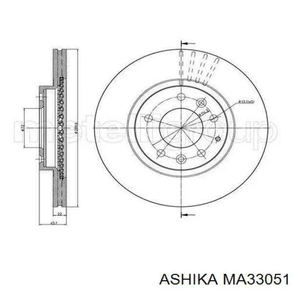 SA1302 Bremsi Стойка передняя