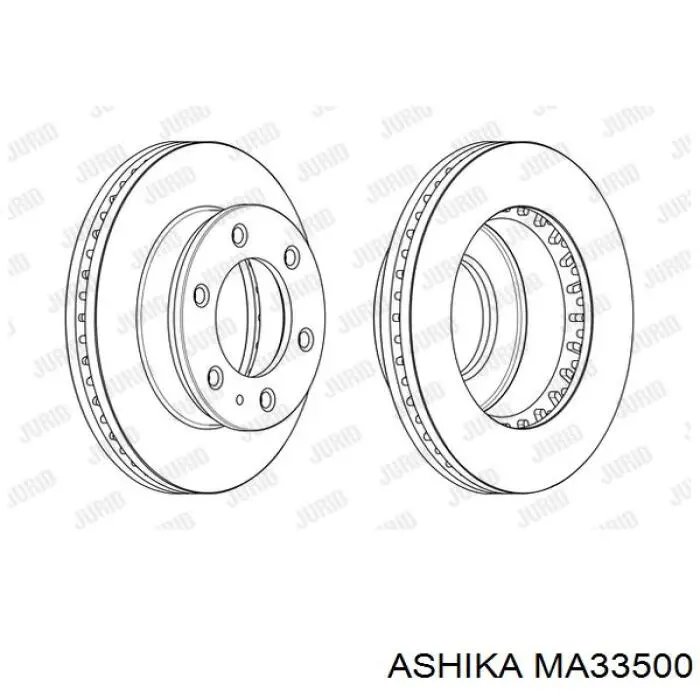 MA33500 Ashika Стойка передняя