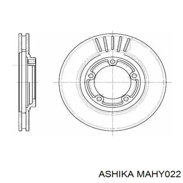 MAHY022 Ashika Стойка передняя