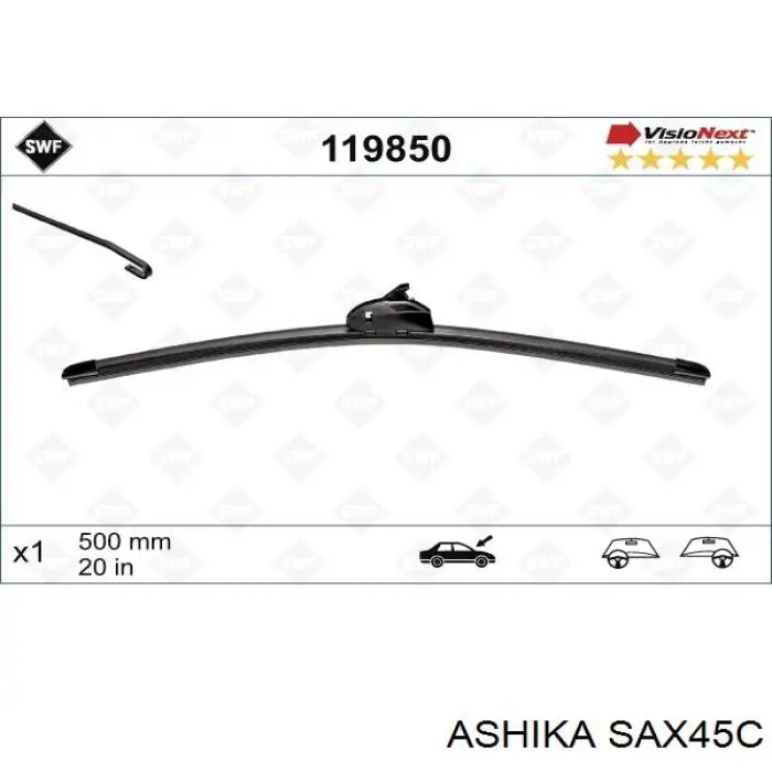 DR219 Denso Щетка стеклоочистителя лобового стекла, пассажирская