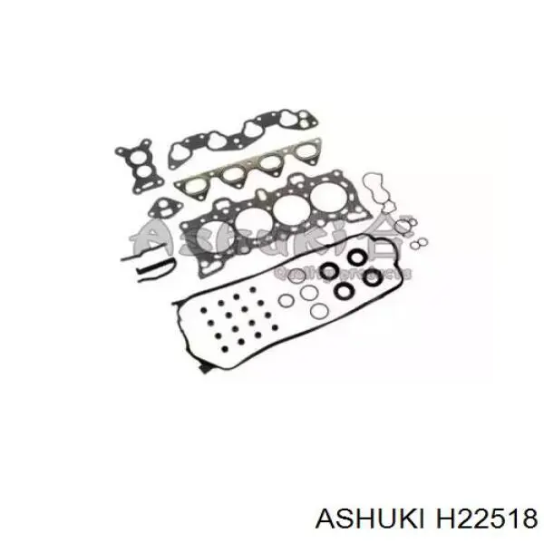 Верхний комплект прокладок двигателя H22518 Ashuki