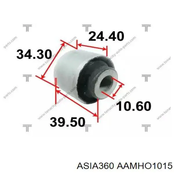 Сайлентблок переднего верхнего рычага AAMHO1015 Asia360