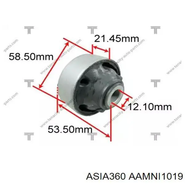 AAMNI1019 Asia360 сайлентблок переднего нижнего рычага