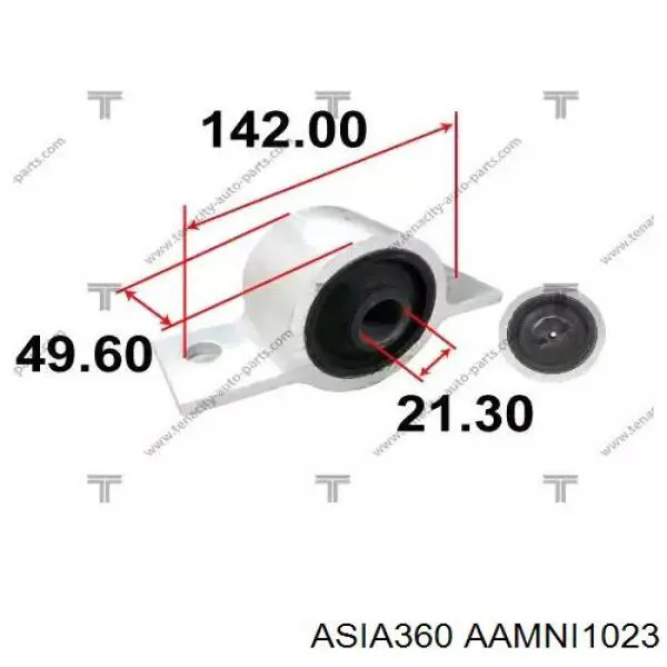 AAMNI1023 Asia360 сайлентблок переднего нижнего рычага