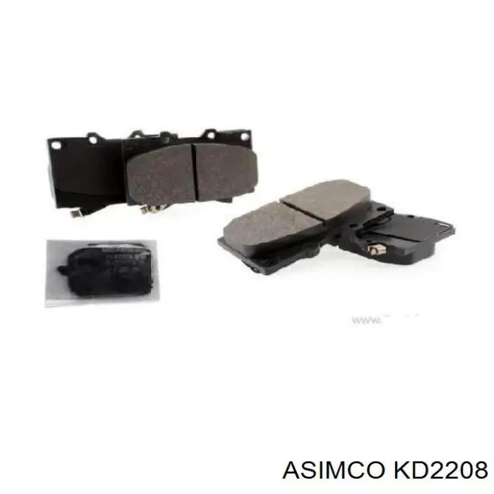Колодки Asimco KD2208 цена, от 25.75 USD