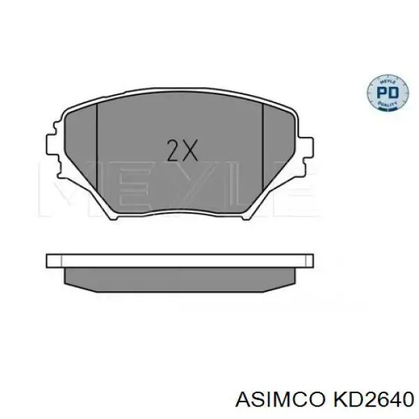 Колодки Asimco KD2640 цена, от 23.05 USD