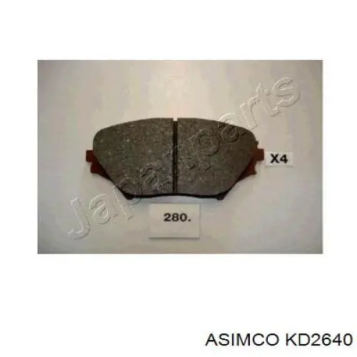 Купить KD2640 Asimco Колодки тормозные