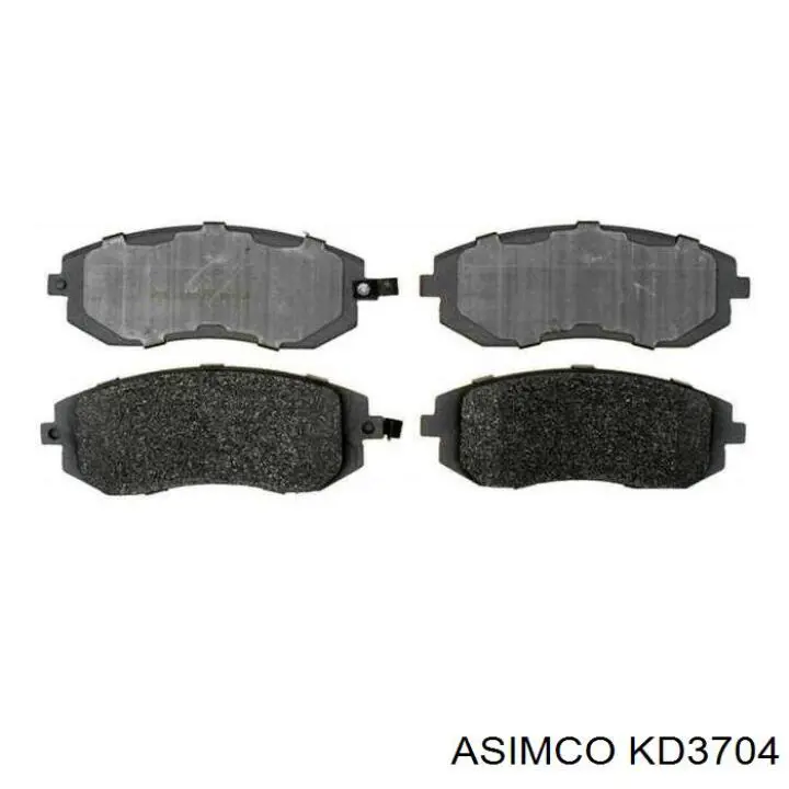 Купить KD3704 Asimco Колодки тормозные