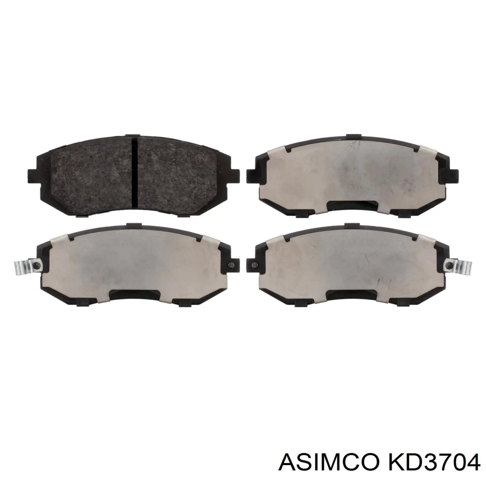 KD3704 Asimco Колодки передние