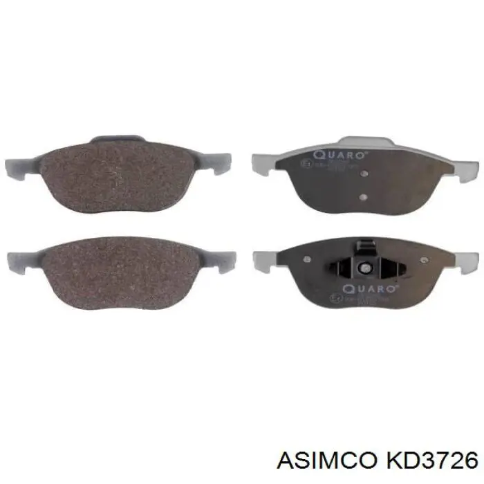 Купить KD3726 Asimco Колодки тормозные