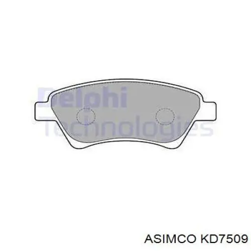 Купить KD7509 Asimco Колодки тормозные