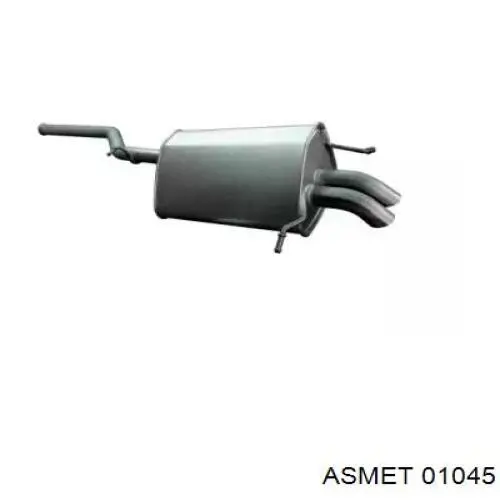A2034910300 Mercedes Выхлопная труба
