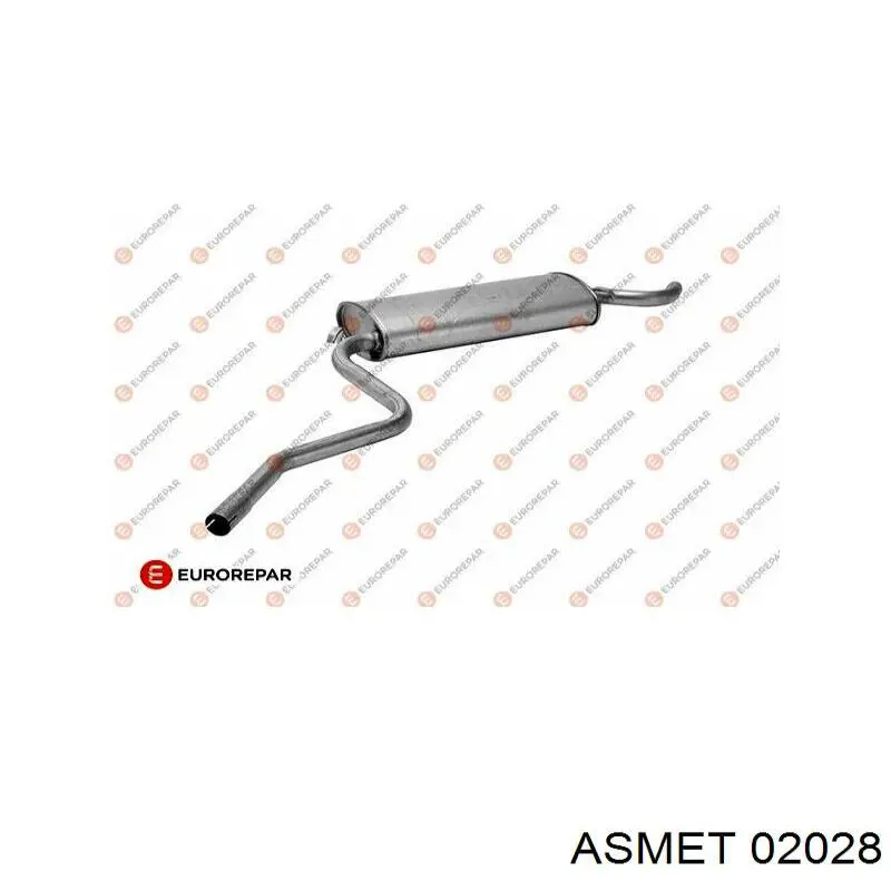 Купить 9014904121 Mercedes Глушитель задний