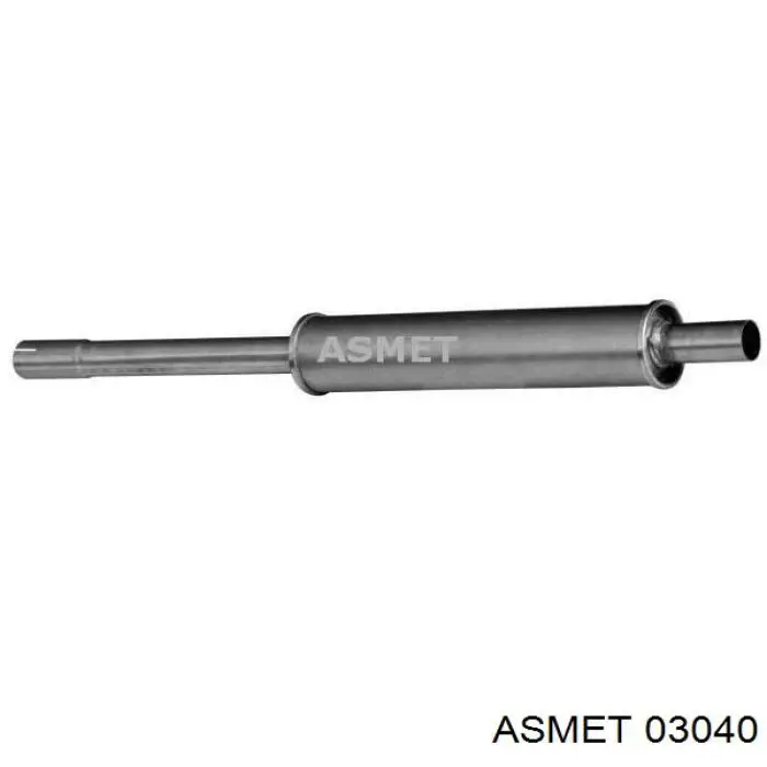 3040 Asmet глушитель, центральная часть