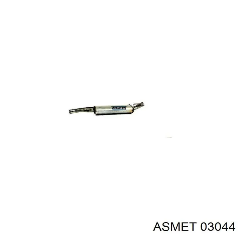 3044 Asmet глушитель, задняя часть