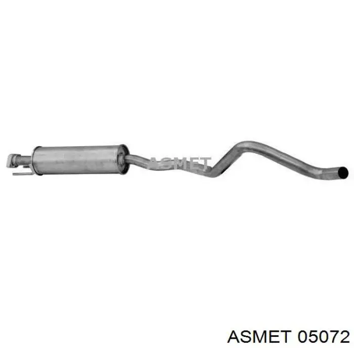 Глушитель, центральная часть Bosal 283321 цена, от 54.35 USD