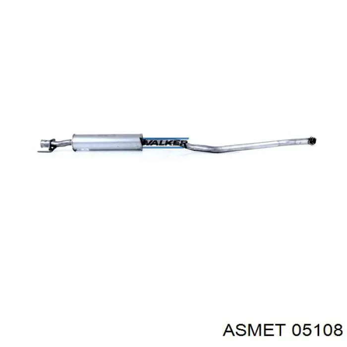ASM05.108 Asmet глушитель, центральная часть