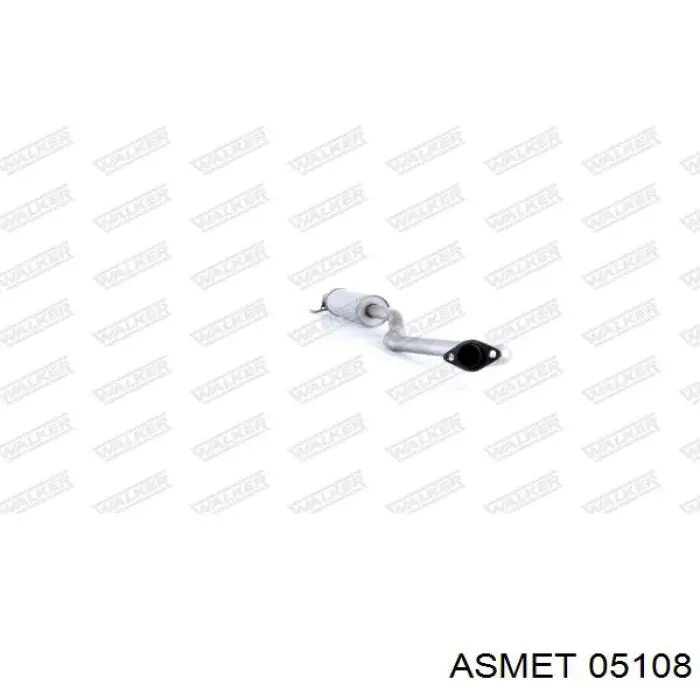 Глушитель, центральная часть Opel 852397 цена, от 52.21 USD