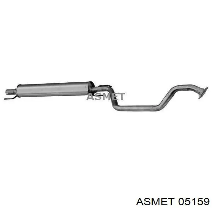 Глушитель, центральная часть Opel 24423020 цена, от 59.12 USD