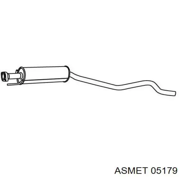 Глушитель, центральная часть Opel 5852299 цена, от 45.19 USD