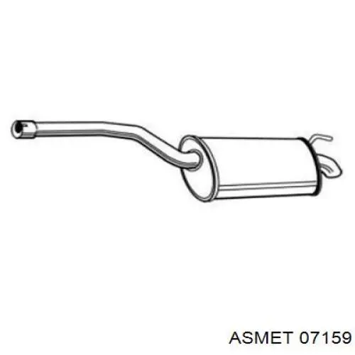Купить 1440319 Ford Глушитель задний