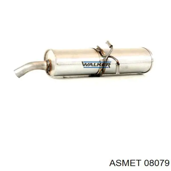 ASM08.079 Asmet глушитель, задняя часть