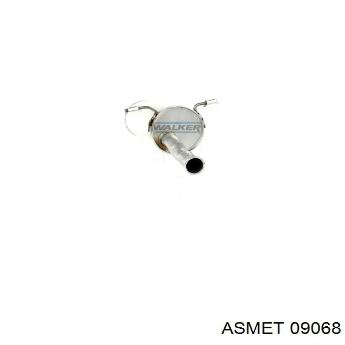 Глушитель задний 09068 Asmet