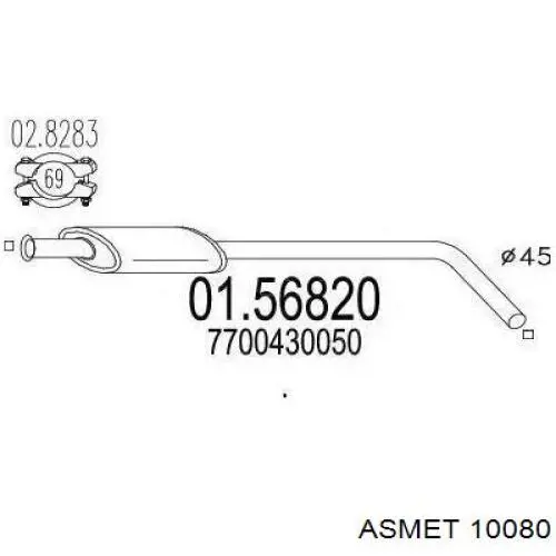  10080 Asmet