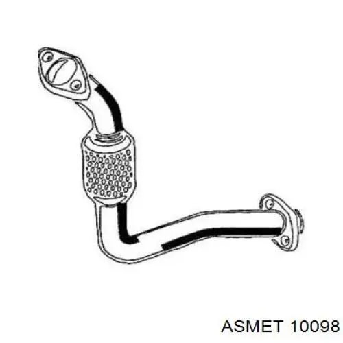 Приёмная труба 10098 Asmet