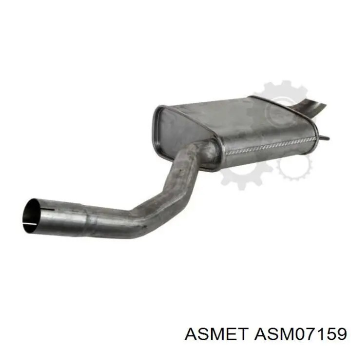 Выхлоп задний Asmet 07159 цена, от 85.62 USD